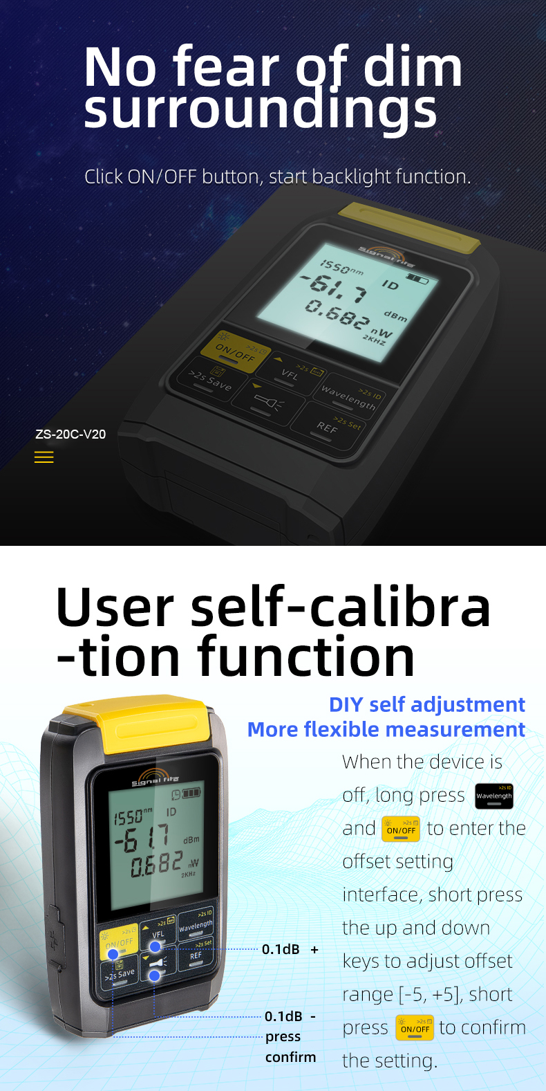 Mini Optic Power Meter