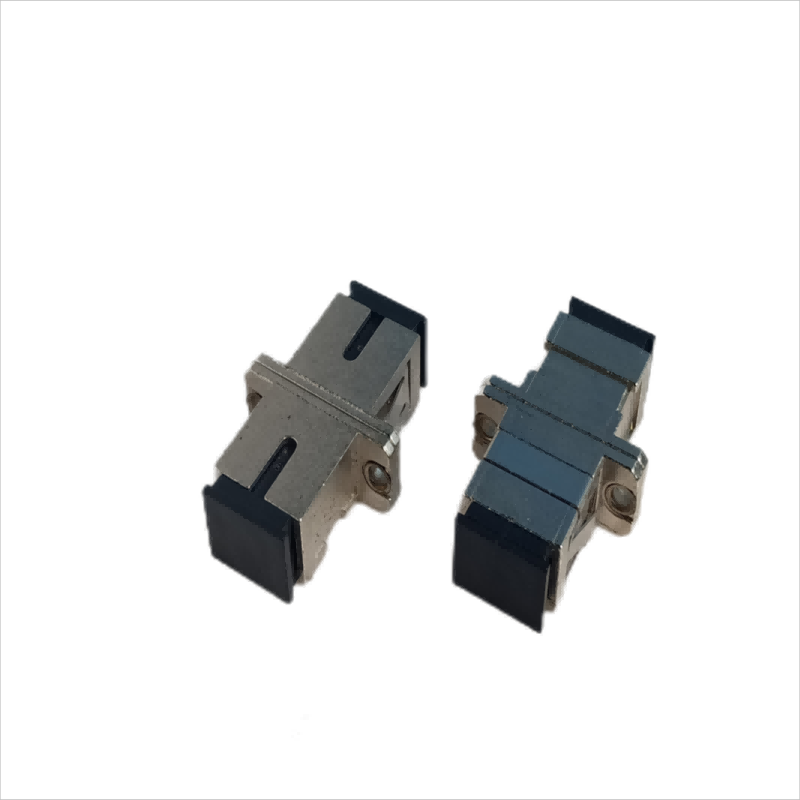 Fiber Optic Adapter SC UPC OM3 simplex with flange