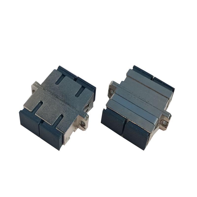 Fiber Optical Adapter SC APC Single mode  Duplex with flange