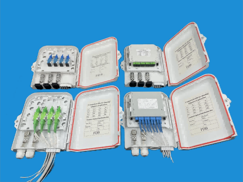 OPT-207C  8 Core FTTH Fiber Optic Termination Box for adapters and splitters