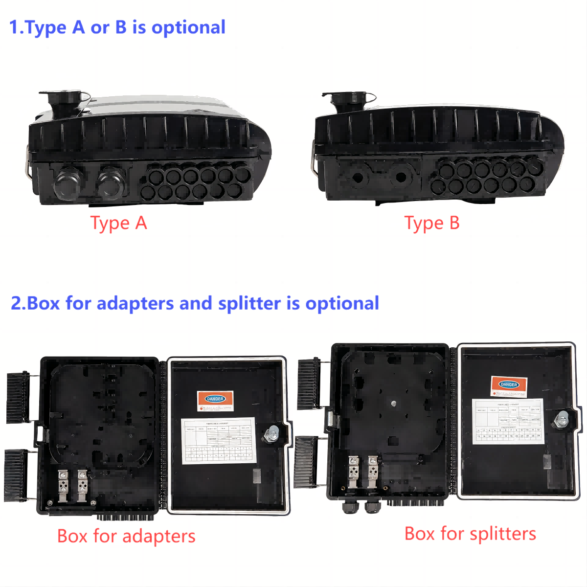 OPT-213 12 cores Fiber Optical Termination Box  and splitter box