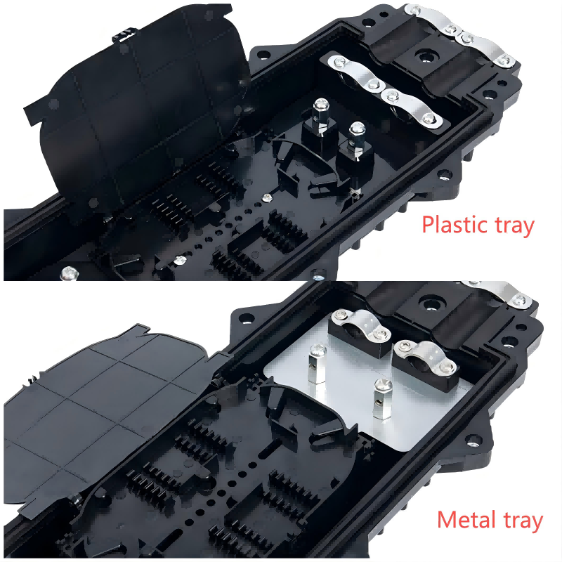 OPT-F010  FOSC 96 cors Fiber Optic Horizontal Fiber Splice Closure