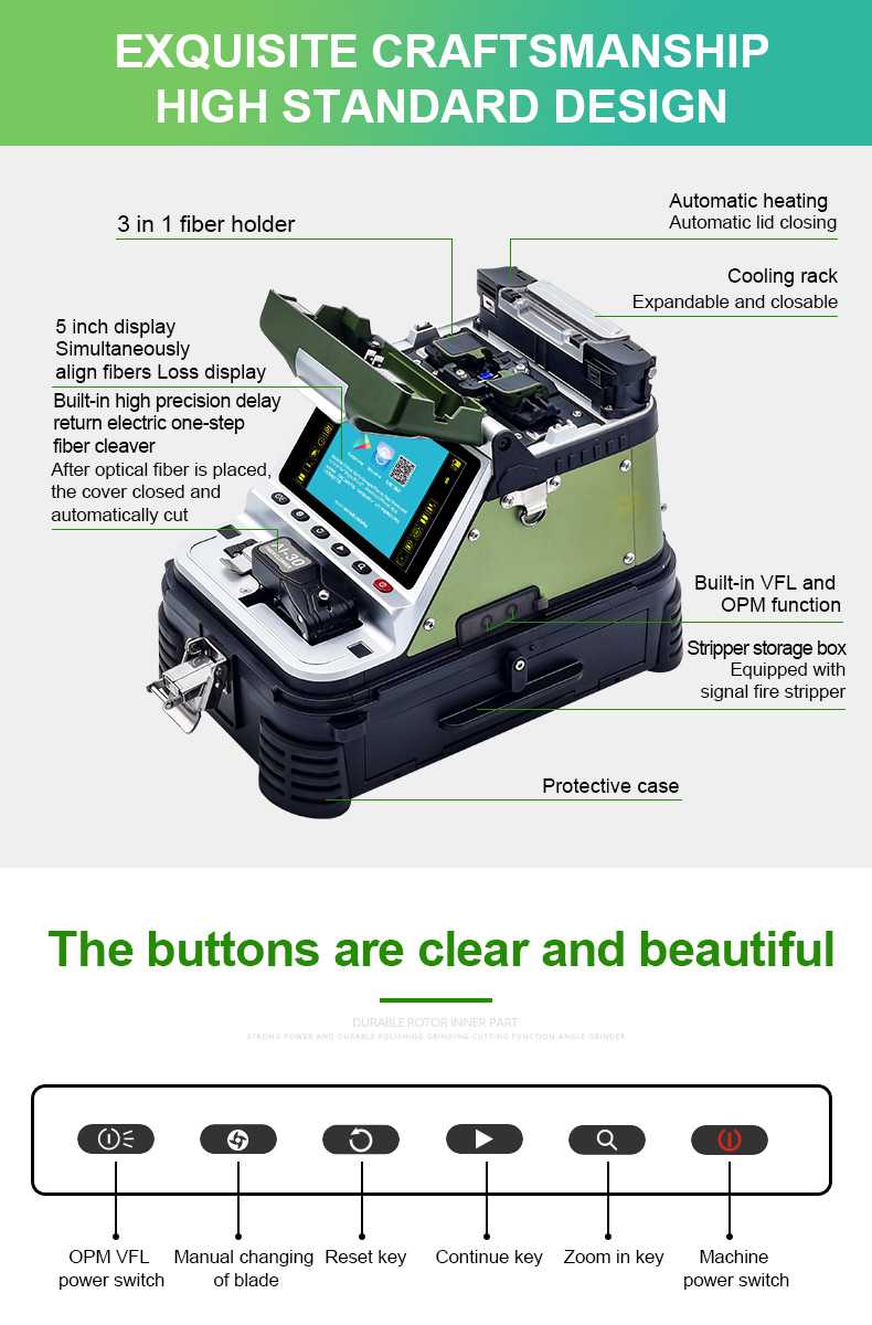 New Optical Fiber Fusion Splicer AI-20 and AI-30