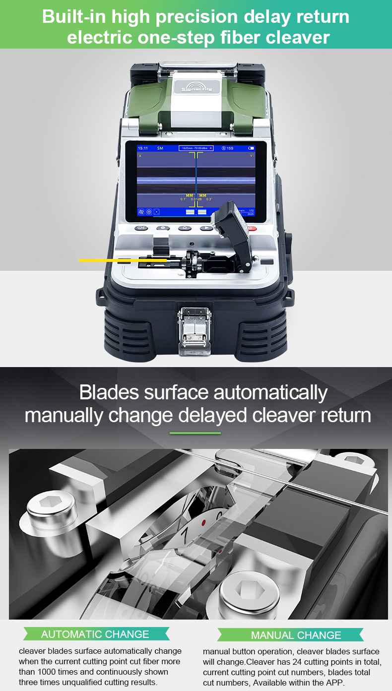 New Optical Fiber Fusion Splicer AI-20 and AI-30