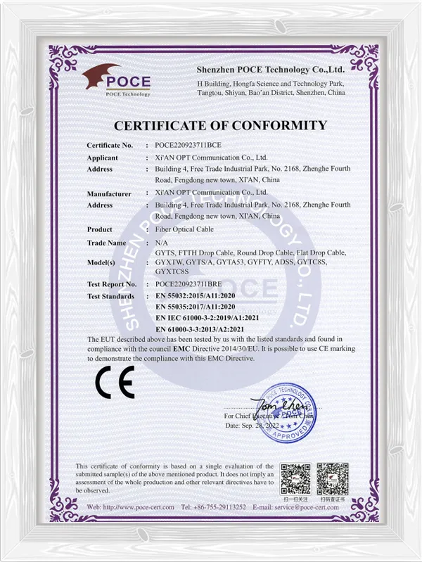 CE Certificate