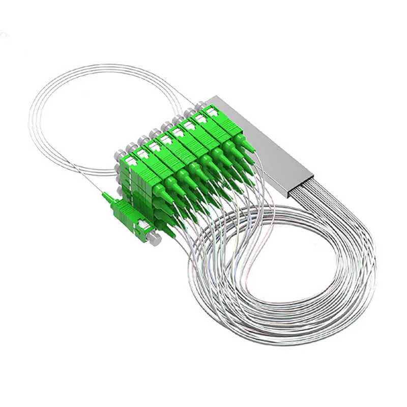 OPT - High Quality Fiber Optic PLC Splitter 1x32 Mini Module 0.9mm with Connector SC APC Fiber Optical PLC Splitter