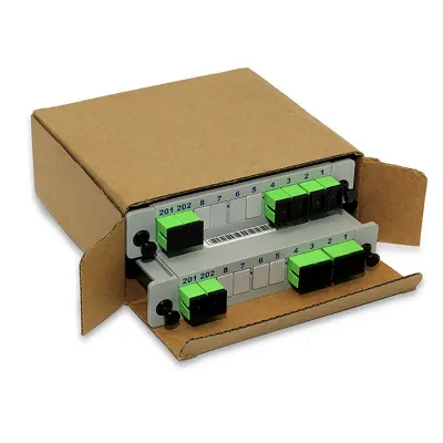 OPT-2X4  LGX Cassette Type Fiber Optic Splitter PLC SC APC