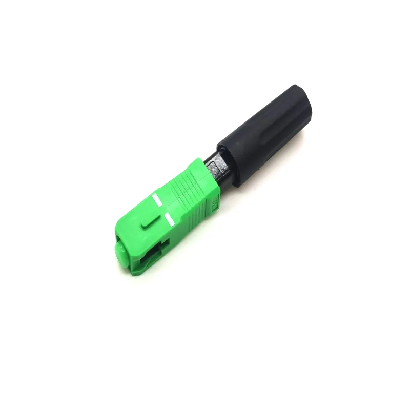 Fiber optical fast connector SC/APC for drop and indoor cable