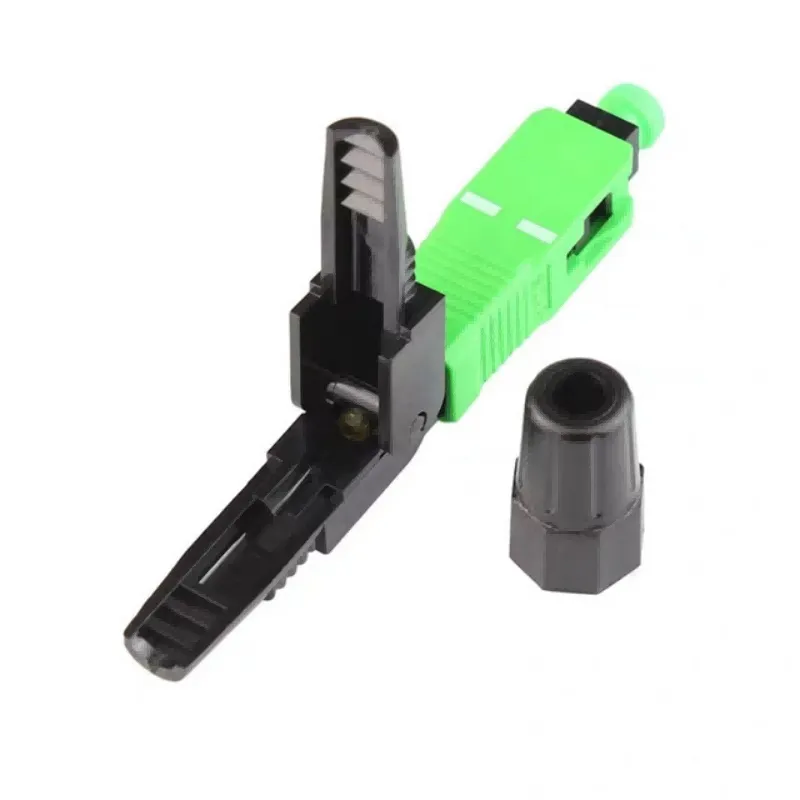 Fiber optical fast connector SC/APC for FTTH