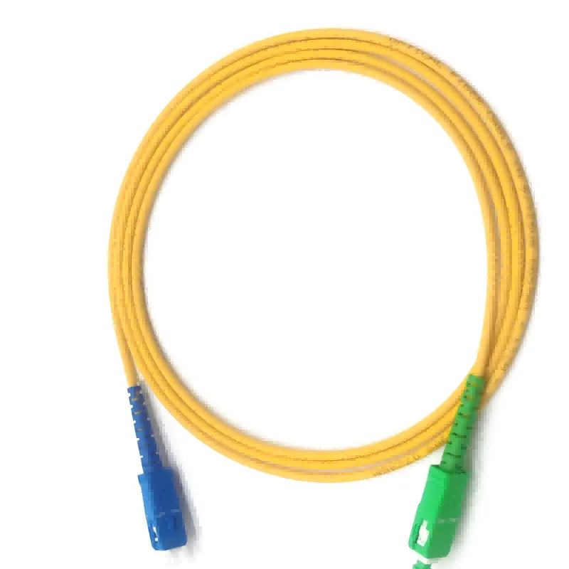 Fiber Optic Patch Cord SC APC-SC UPC SM Simplex G657A1 LSZH 3.0mm 1M