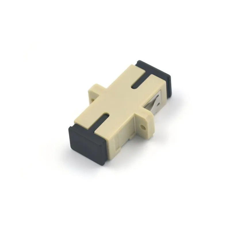 Fiber Optic Adapter SC UPC MM SX with flange