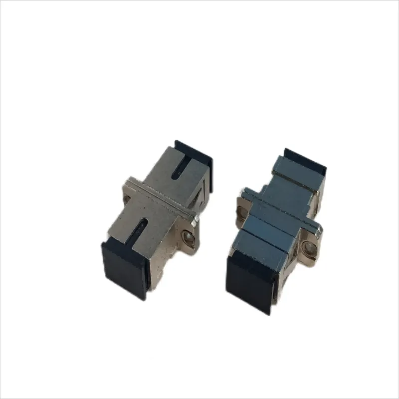 Fiber Optic Adapter SC UPC mm  simplex with flange-01