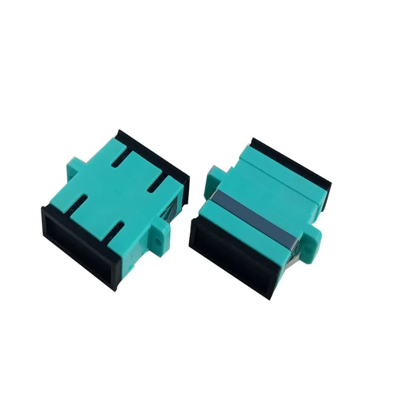 Fiber Optical Adapter SC OM3 Duplex with flange