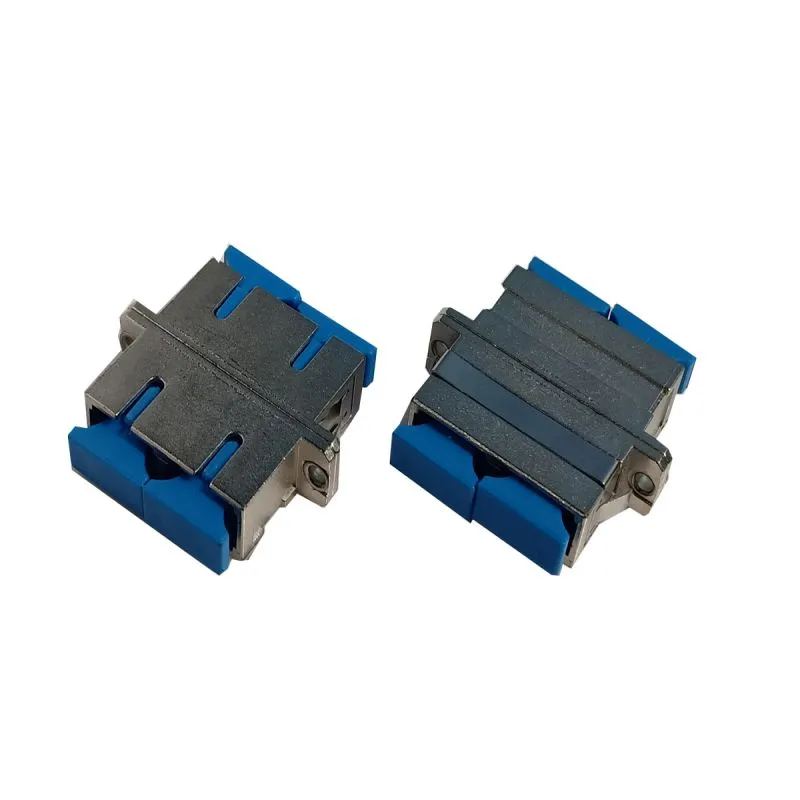 Fiber Optical Adapter Metal SC  Duplex with flange-01