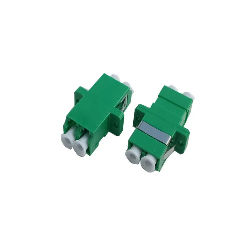 Optical Adapter with flange LC/APC SM Duplex-01