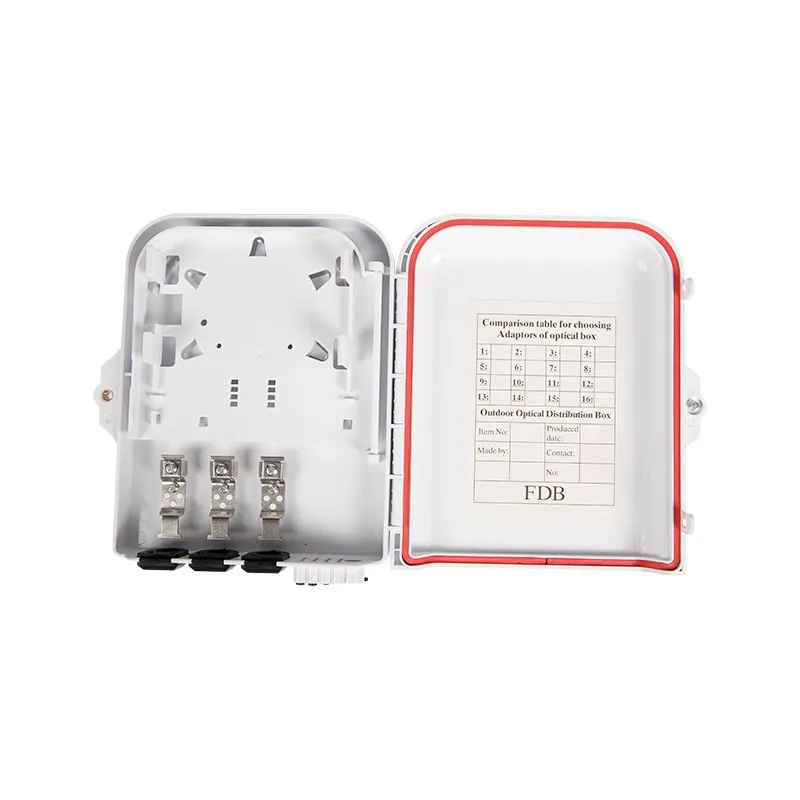 OPT-207B  8 port Fiber Optic Terminal Box with adapters-02