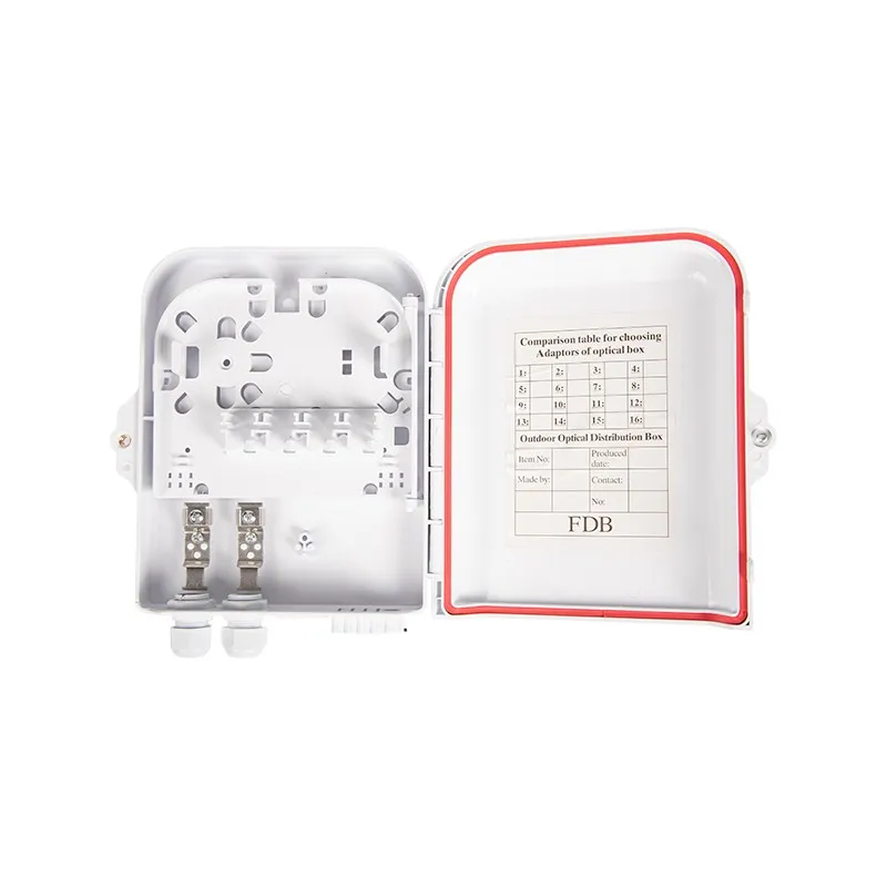 OPT-207C  8 Core FTTH Fiber Optic Termination Box for adapters and splitters