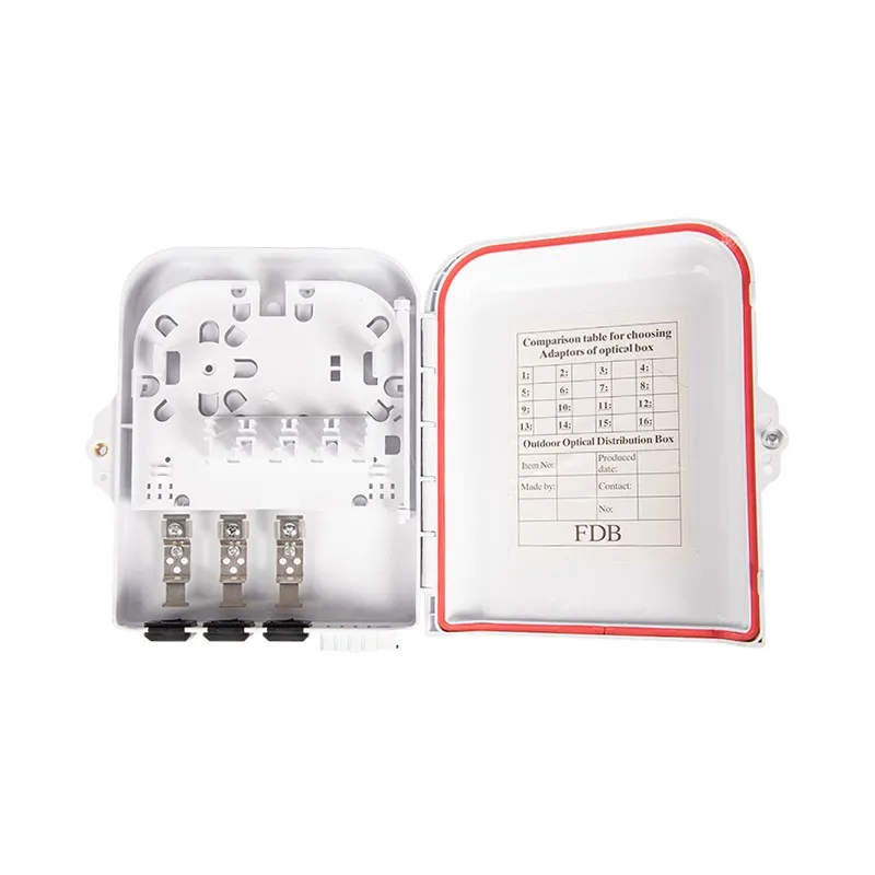 OPT-207C  8 Core FTTH Fiber Optic Termination Box for adapters and splitters-03