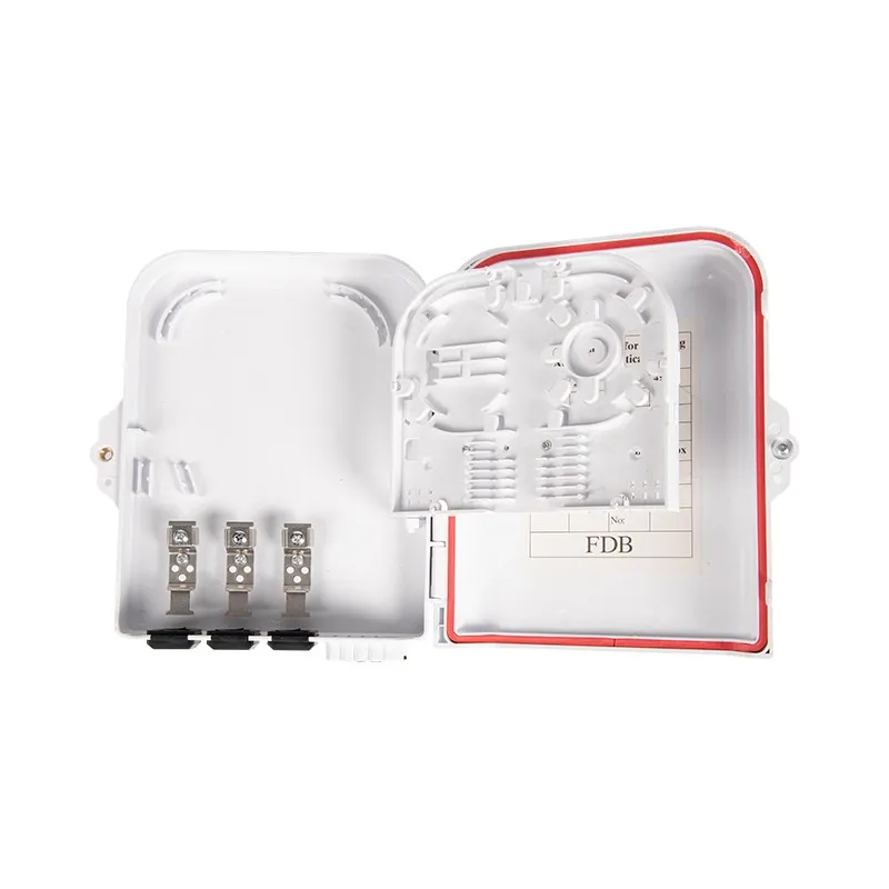 OPT-207C  8 Core FTTH Fiber Optic Termination Box for adapters and splitters-04