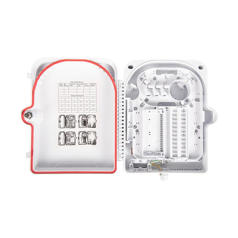 OPT-211 24 ports FTTH Fiber Optic Termination Box for adapters and splitters-04