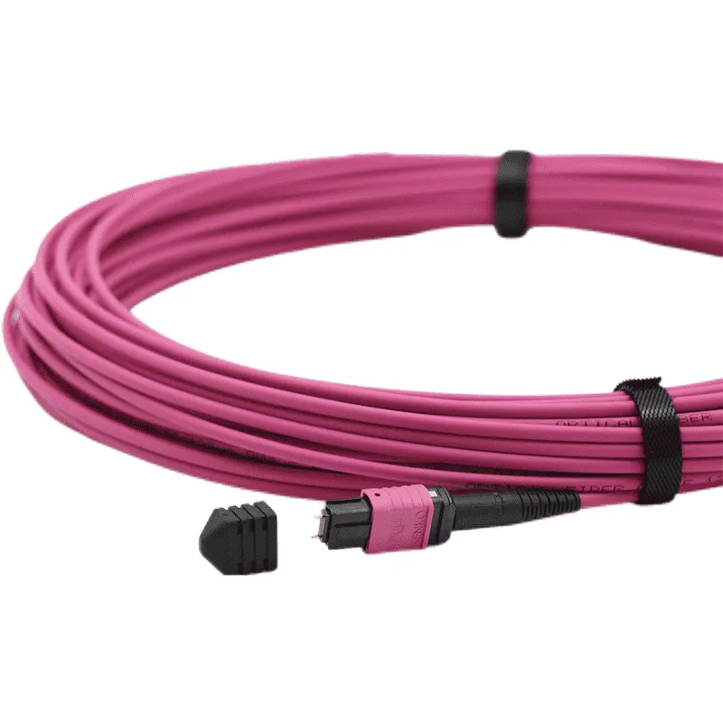 MPO trunkcable ,MPO-MPO-12  fibers OM4-2