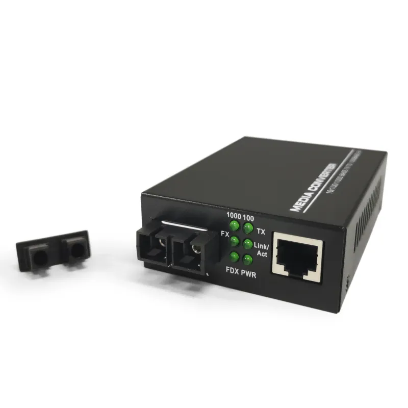 10/100/1000M Dual fiber Media Converter-05