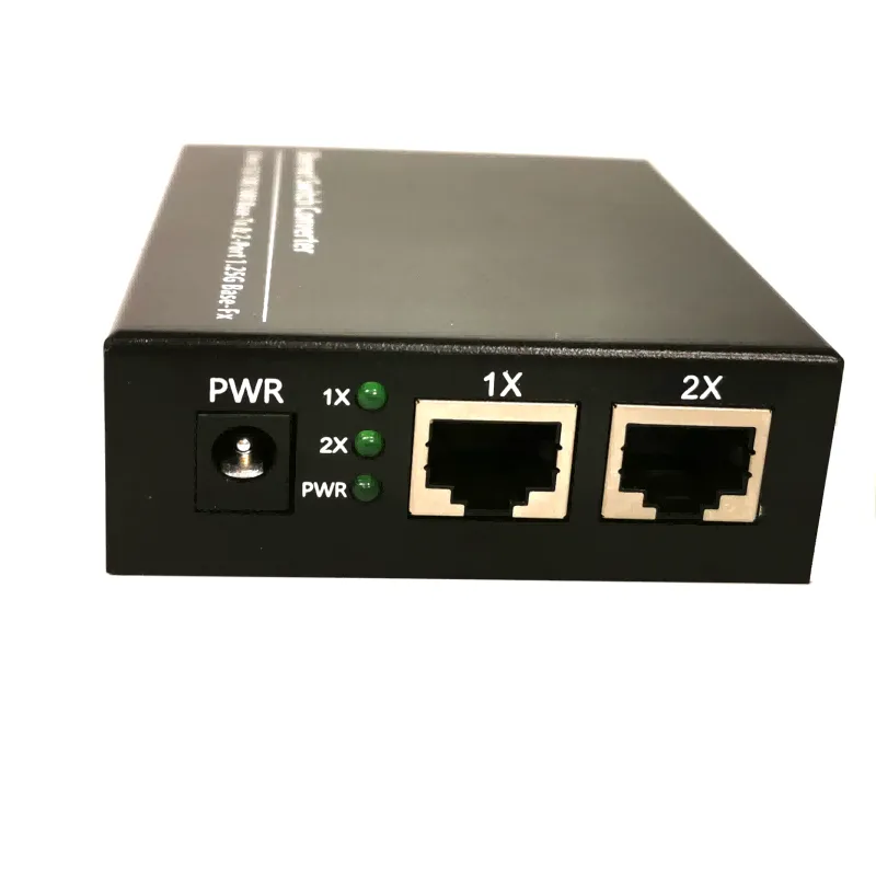 2x 10/100/Base-T RJ45 to 2 x 100 Base- Single Mode Single fiber SC 1550/1310nm 20km optical media converter-03