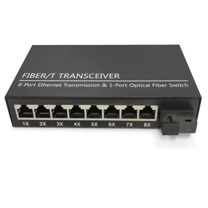 8x 10/100//1000Base-T RJ45 to 1x 1000 Base- Single Mode Single fiber SC 1550/1310nm 20km Unmanaged fiber switch-04