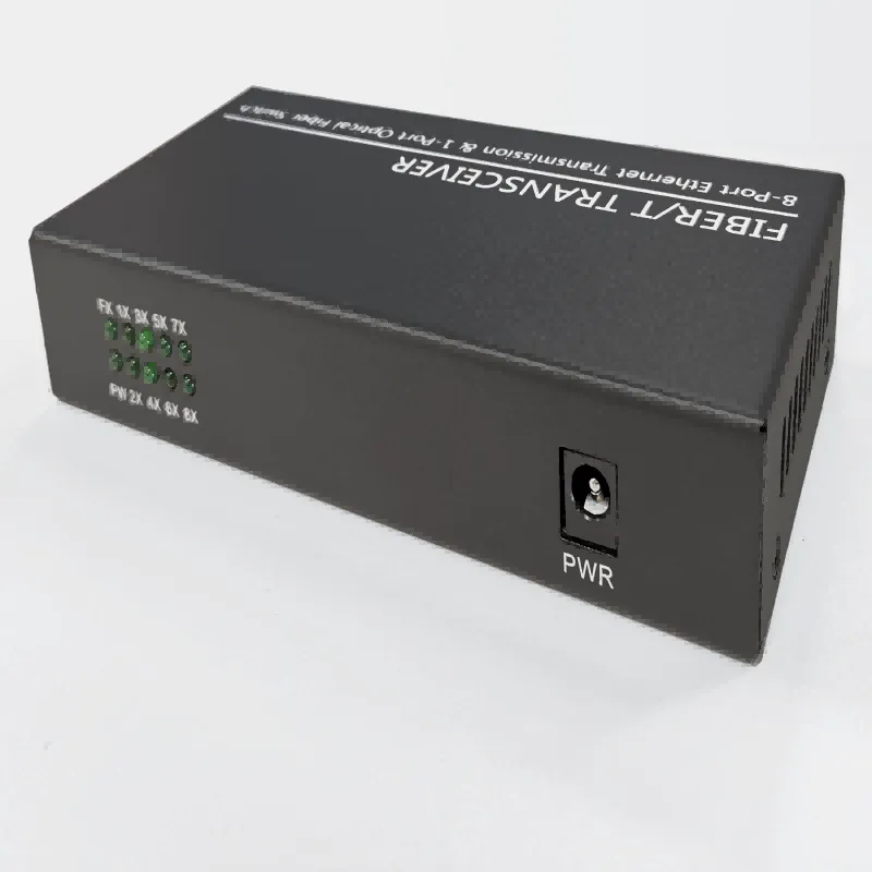 8x 10/100//1000Base-T RJ45 to 1x 1000 Base- Single Mode Single fiber SC 1550/1310nm 20km Unmanaged fiber switch-05