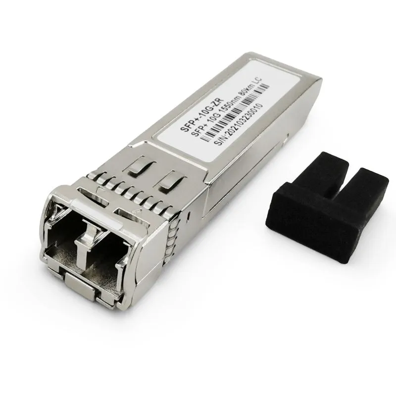 SFP+ 10GBASE-ZR 1550nm 80km DOM DDM Duplex LC SMF Optical Transceiver Module-02