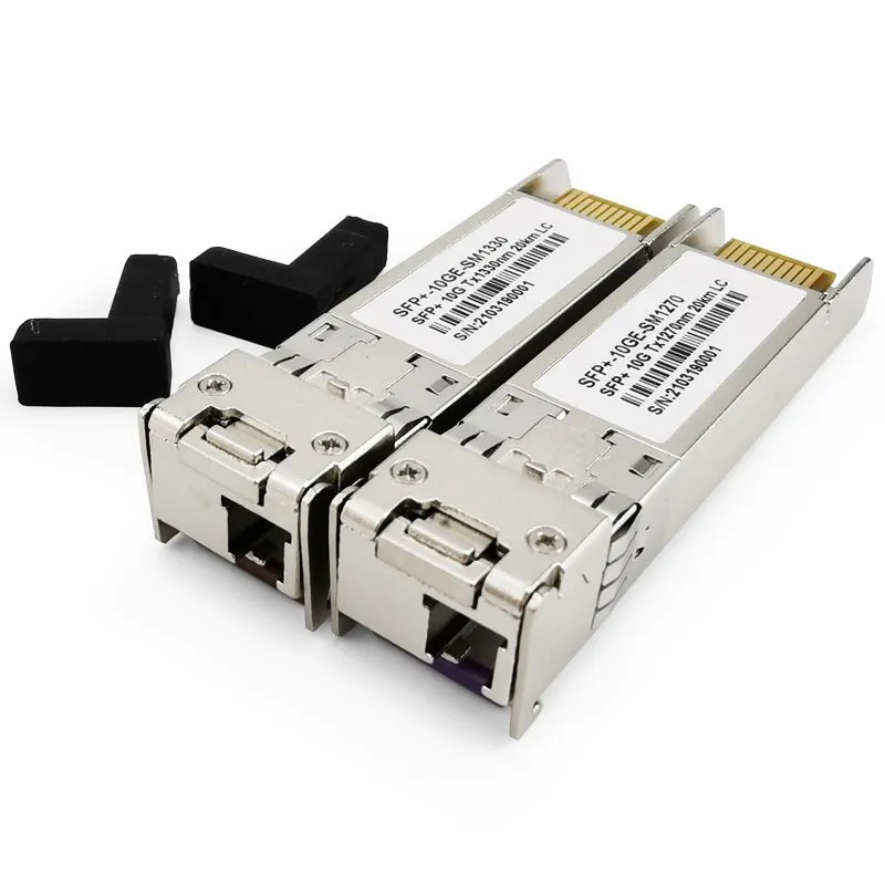 SFP+ 10GBASE BiDi TX-1270nm/RX-1330nm 20km DOM DDM Simplex LC SMF Optical Transceiver Module Cisco Compatible