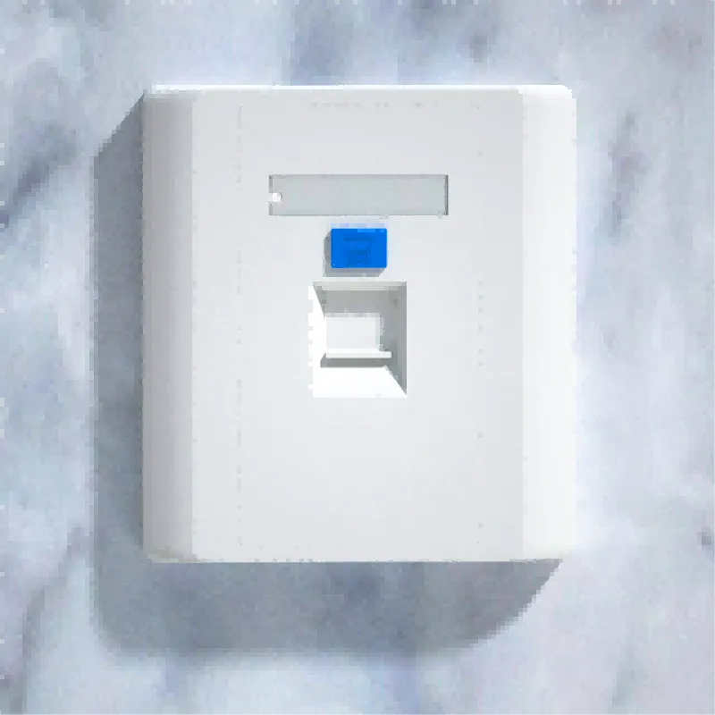 Single port RJ-45 Wall Network Faceplate Socket