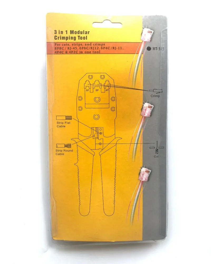 3 IN 1 MODULAR CRIMPING TOOL HT-315